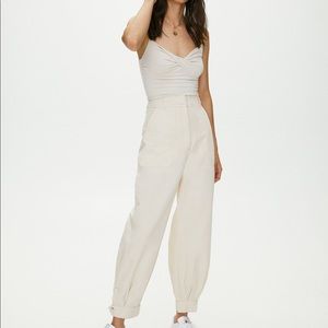 NWT Aritzia Malina Pants in Marble Grey